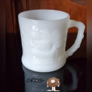 1970s "Grog" BC Comics Milk Glass Mug